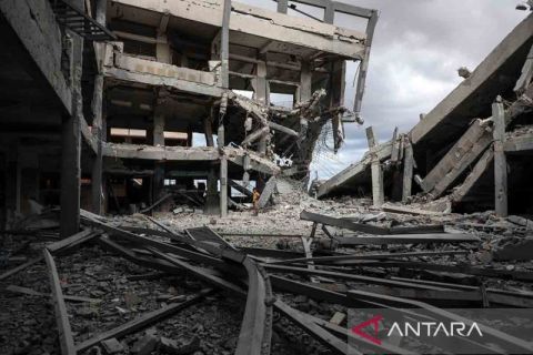 Penduduk kembali ke Khan Younis usai kesepakatan gencatan senjata