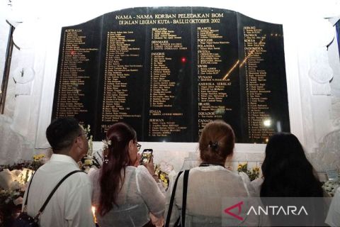 Doa bersama mengenang 23 tahun tragedi bom Bali