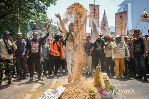 Aksi teaterikal memperingati Hari Pangan Sedunia