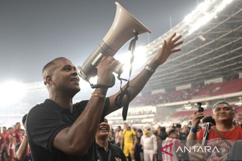 Potret Patrick Kluivert bersama Timnas Indonesia