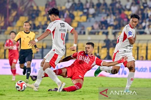 Bali United menang tipis 2-1 atas Persijap Jepara