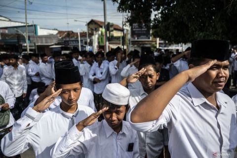 Peringatan Hari Santri di sejumlah daerah