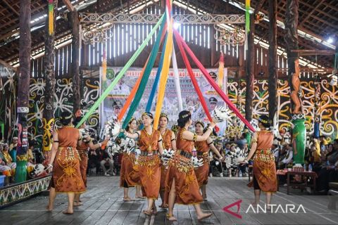 Suku Dayak Kenyah gelar Festival Mecaq Undat untuk sambut musim panen padi