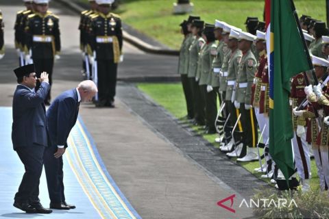 Presiden Prabowo terima kunjungan resmi Presiden Brazil di Jakarta