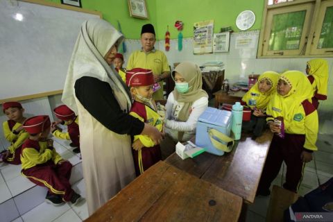 Cakupan imunisasi lengkap 2025