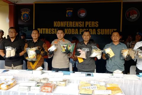 Polda Sumut amankan 28 kg sabu, diduga dari jaringan Malaysia-Asahan