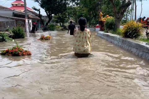 Banjir rendam dua desa di Lumajang, BPBD siaga di lokasi