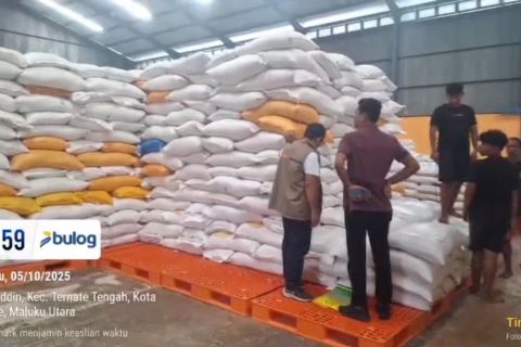 Bulog Ternate terima kiriman beras pengganti dari pusat