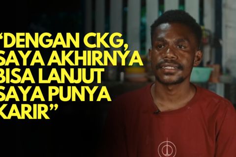 Dengan CKG akhirnya bisa lanjut saya punya karir