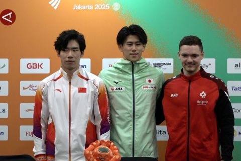 Ini kesan para peraih medali Kejuaraan Dunia Senam Artistik Pria 2025