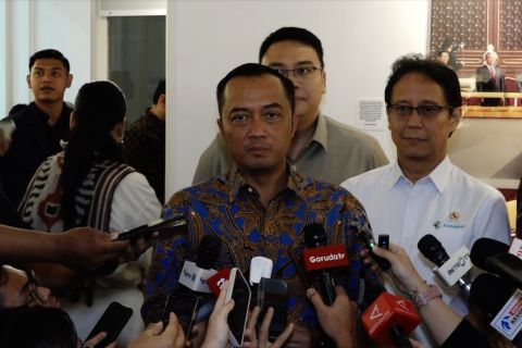 Mensesneg buka pameran ANTARA bertema satu tahun pemerintahan Prabowo