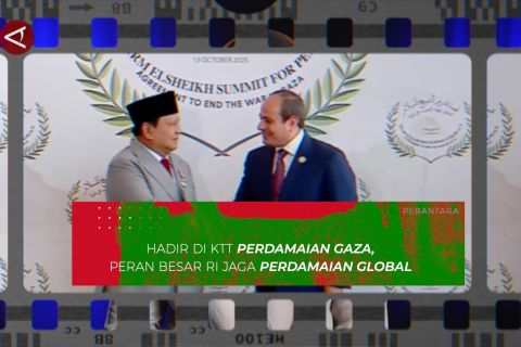 Hadir di KTT Perdamaian Gaza, Peran besar RI jaga perdamaian global