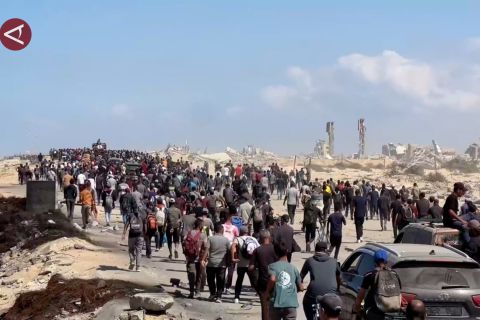 Lebih 300 ribu warga Gaza pulang, harapan hidup damai mulai tumbuh