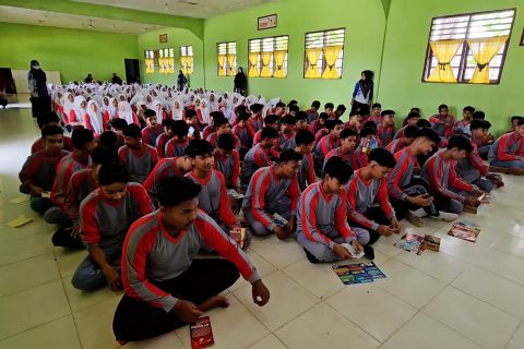 Wujudkan generasi emas, Aceh Utara sosialisasikan hidup sehat ke siswa