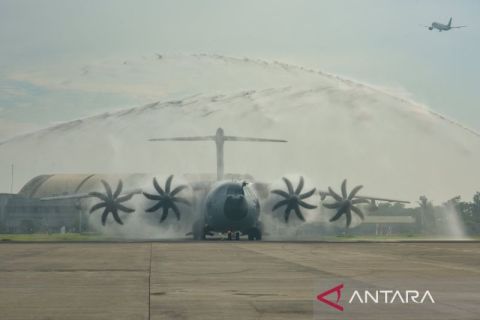 Pesawat Airbus A400M tiba di Indonesia, resmi perkuat alutsista TNI AU