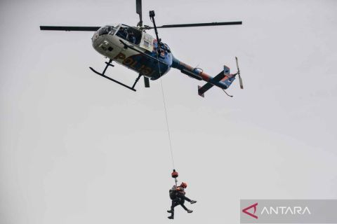 Pemprov Jawa Barat bersama Polda Jabar dan BPBD gelar simulasi tanggap bencana di Bandung