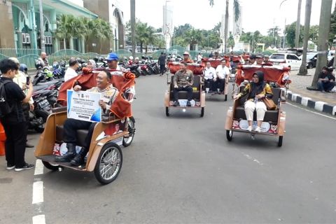 140 becak listrik bantuan Presiden disalurkan ke warga kota Tangerang