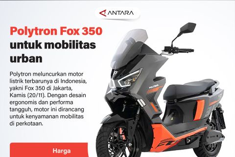 Polytron Fox 350 untuk mobilitas urban