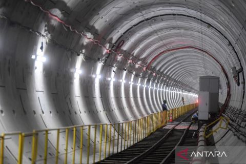 Begini perkembangan pembangunan MRT Fase 2A di Stasiun Sawah Besar