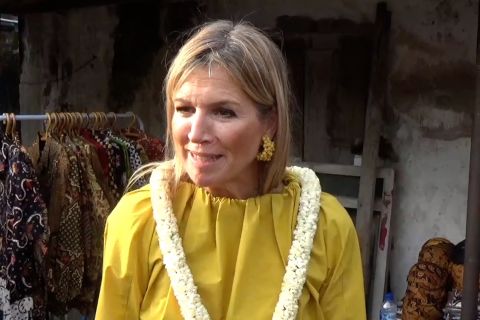 Ratu Belanda bahas soal kesehatan finansial saat kunjungan di Solo