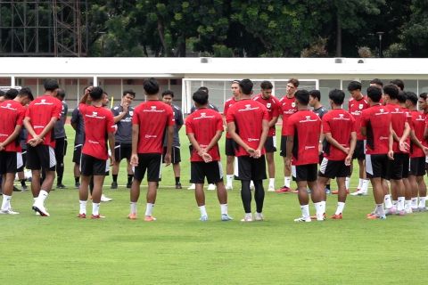Timnas U23 gencarkan latihan terakhirnya sebelum lawan Mali