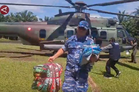 Lanud Sutan Sjahrir kerahkan helikopter bantu bencana di Sumbar