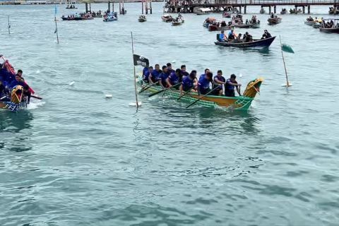 Batam hidupkan lagi lomba dayung, peserta datang hingga dari Malaysia