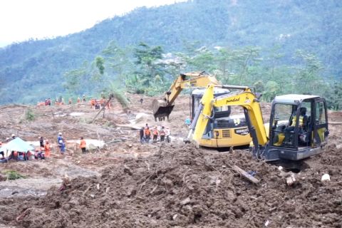 Hari keenam operasi SAR longsor Banjarnegara fokuskan ke dua sektor