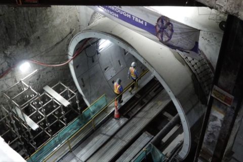 Mengintip proyek pembangunan Stasiun Sawah Besar di MRT Fase 2A