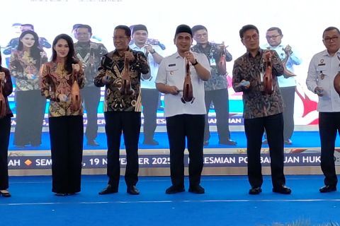 Menteri Hukum resmikan 8.563 posbankum di Jateng