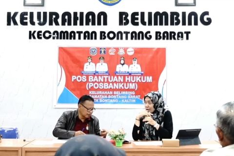 Pembentukan Posbankum capai 83 persen, perkuat laju pembangunan desa