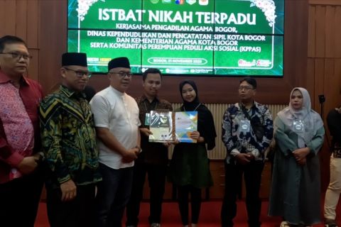 Pemkot Bogor gelar sidang isbat nikah untuk 48 pasangan