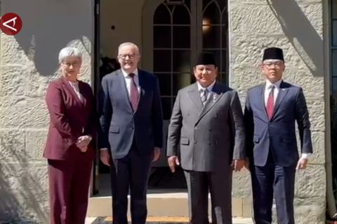 Presiden Prabowo diterima PM Australia di Kirribilli House Sydney