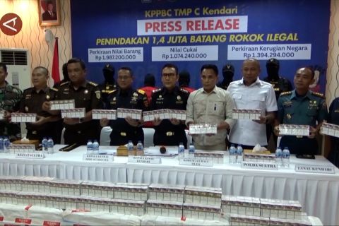 Bea Cukai Kendari amankan peredaran barang ilegal senilai Rp7,5 miliar
