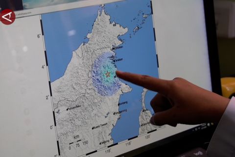 Gempa susulan terjadi 8 kali di Tarakan, tidak berpotensi tsunami