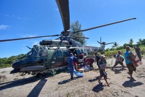 Distribusi bantuan ke lokasi terisolir di Agam