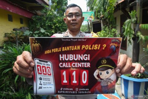 Call Center 110 Polrestabes Surabaya