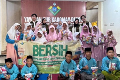 Yayasan Siap Bergerak ajak anak Panti Asuhan Nur Karomah terapkan PHBS