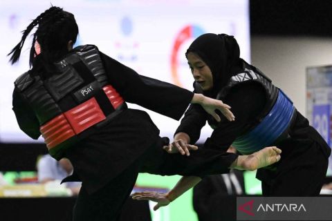 Pencak silat putra-putri Indonesia sukses raih medali emas di SEA Games Thailand