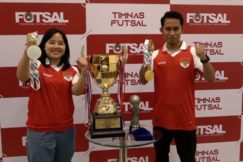 Catatkan sejarah Sea Games, Timnas futsal Indonesia bawa pulang emas