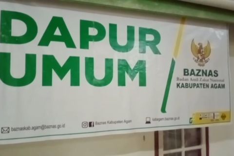 Dapur umum kembali didirikan di Agam usai bencana susulan di Maninjau