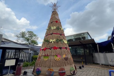 Dekorasi Natal 2025 Katedral Jakarta angkat kesederhanaan dan ekologi