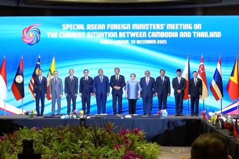 Menlu negara ASEAN bahas gencatan senjata Thailand-Kamboja