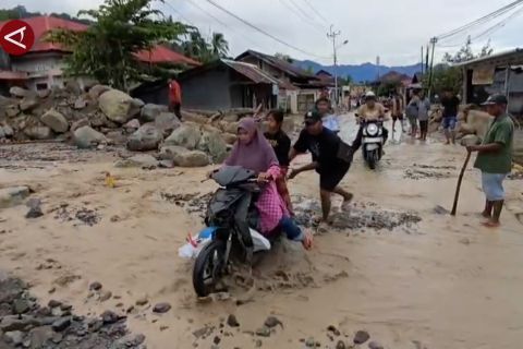 Galodo susulan, 10 rumah di Tanjung Raya tertimbun material banjir