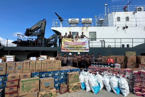 Polri kerahkan kapal Wisanggeni 8005 ke Aceh untuk penanganan bencana