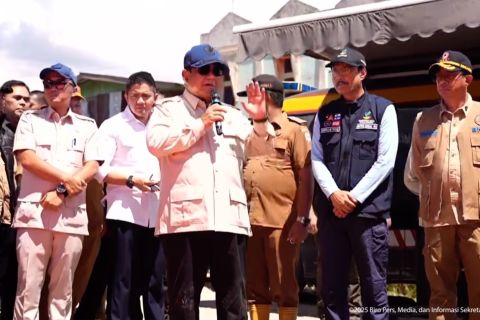 Prabowo pastikan perbaikan jembatan rusak akibat bencana di Aceh