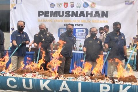 Bea Cukai Palangka Raya musnakah barang ilega penindakan di Kalteng