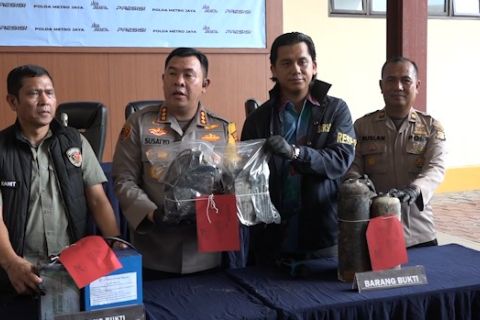 Polisi sebut baterai LiPo rusak jadi pemicu kebakaran Terra Drone
