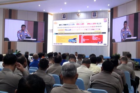 Polda Kalteng gelar rakor persiapan pengamanan Natal dan Tahun Baru