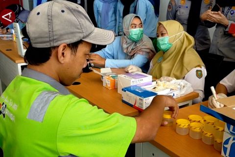 Tes kesehatan gratis di Terminal Purbaya jelang libur akhir tahun